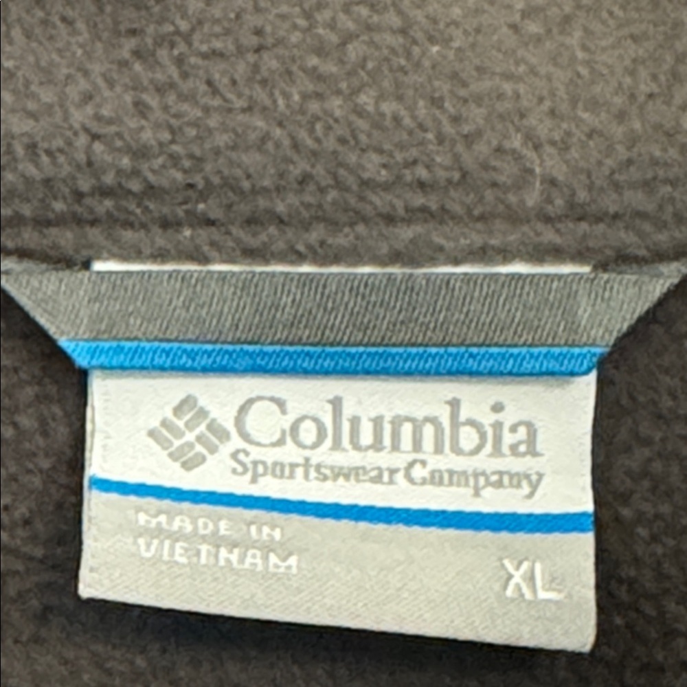 Columbia Men's Ascender Softshell Jacket Gray/Brown, Fleece Lined Size XL New! - Picture 5 of 6